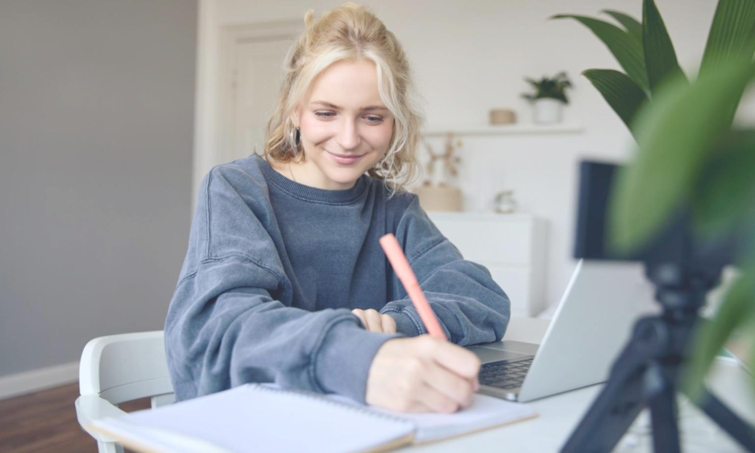Modern investment strategy planning workspace